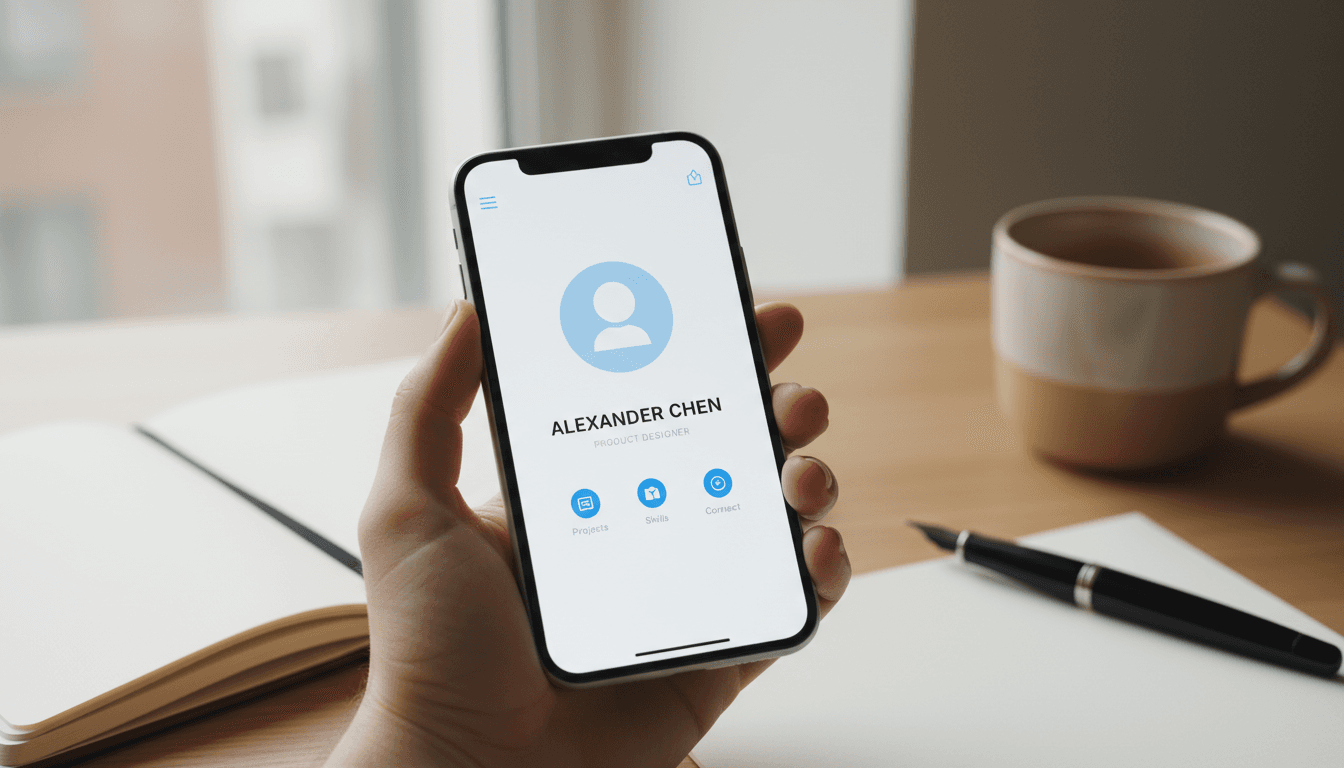 Profile verification on a smartphone